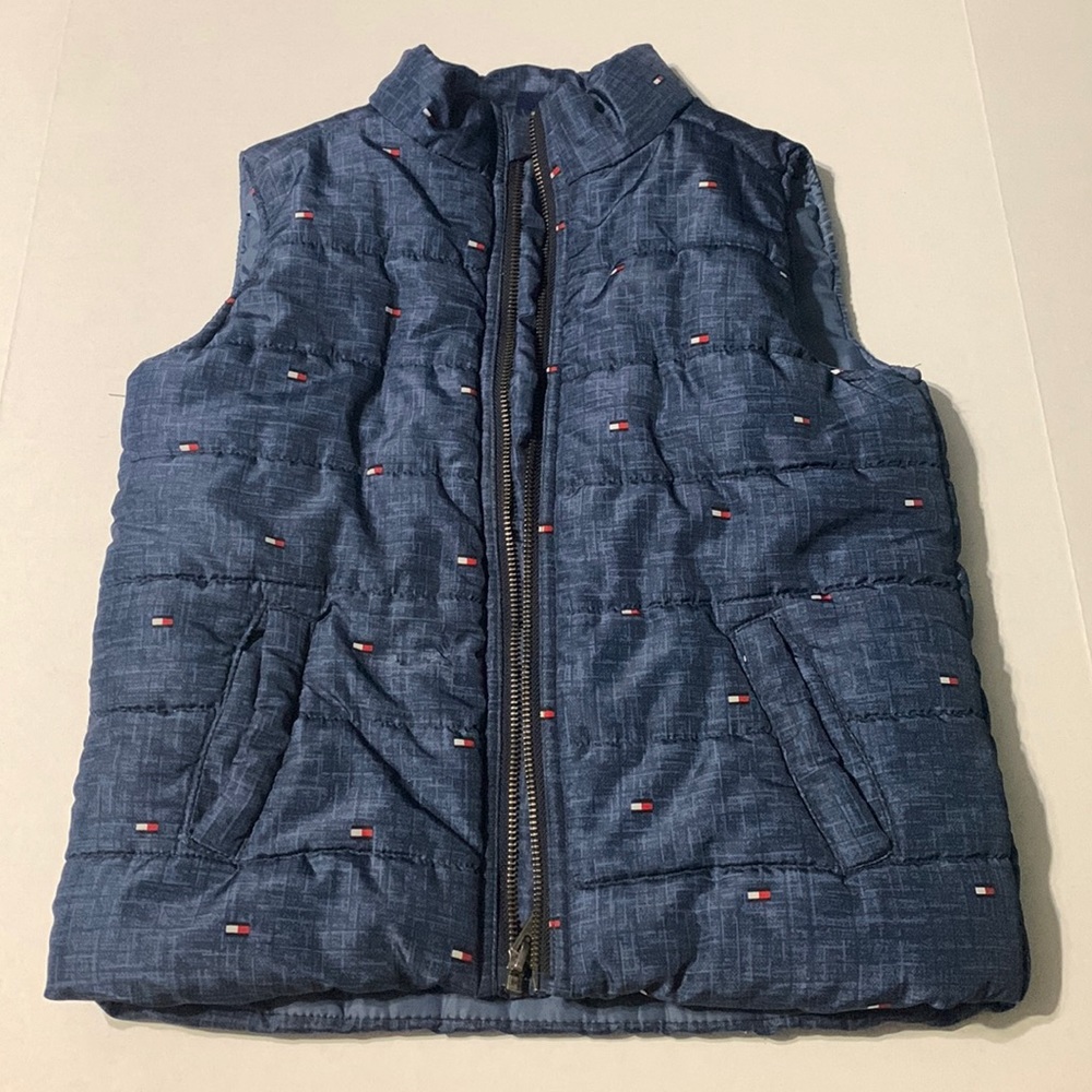 Tommy Hilfiger Navy Puffer Vest- size 5